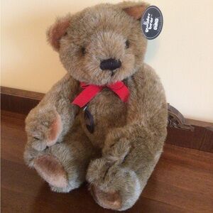 Gund Teddy Bear with Red Bow